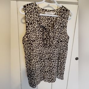 Leopard Print Blouse